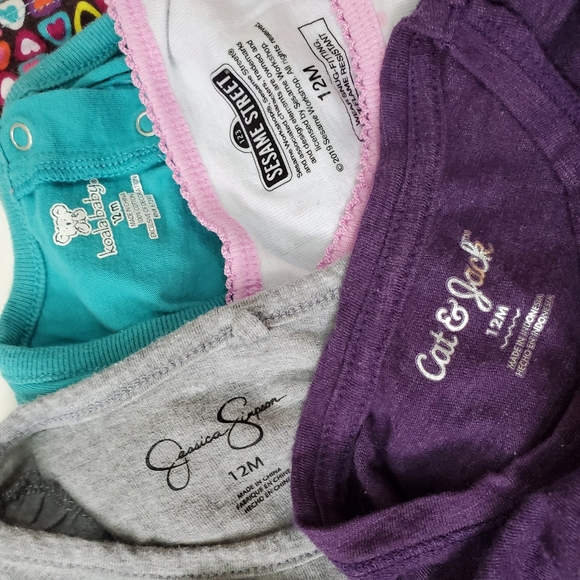 4 Assorted Tops Size 12m Graphic Print Detail - Picture 7 of 9